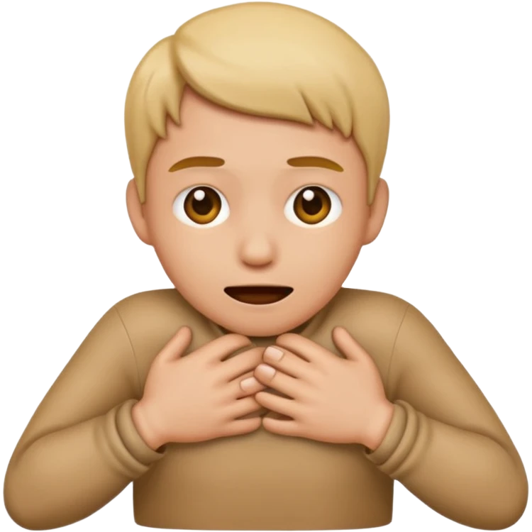 an emoji using 2 hands choking themselves  emoji