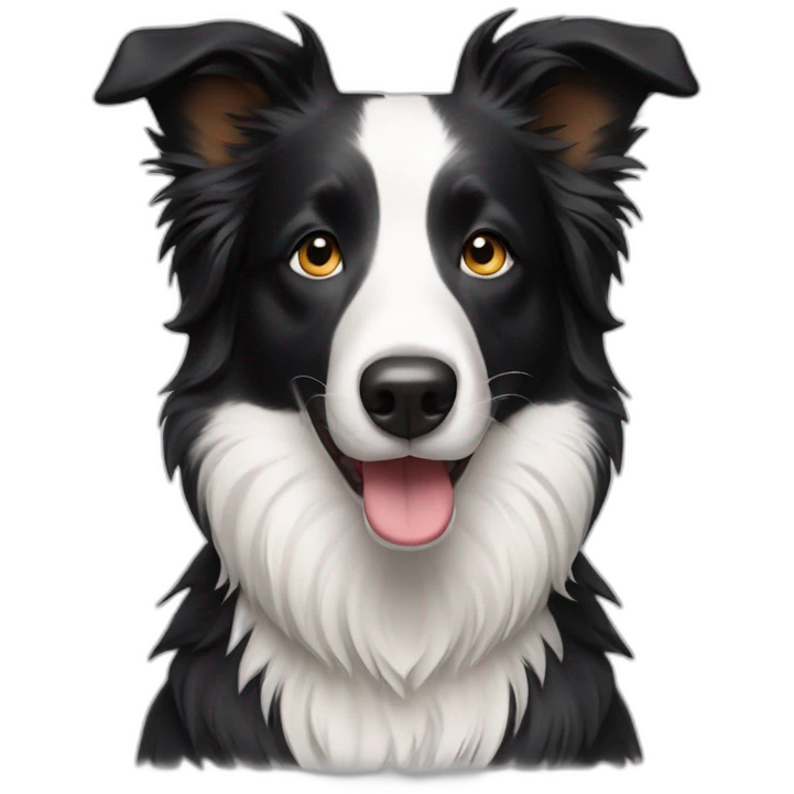 Border collie emoji
