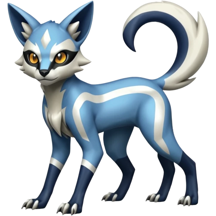 Genet-Absol-Zeraora-Primagen-fusion-creature  emoji