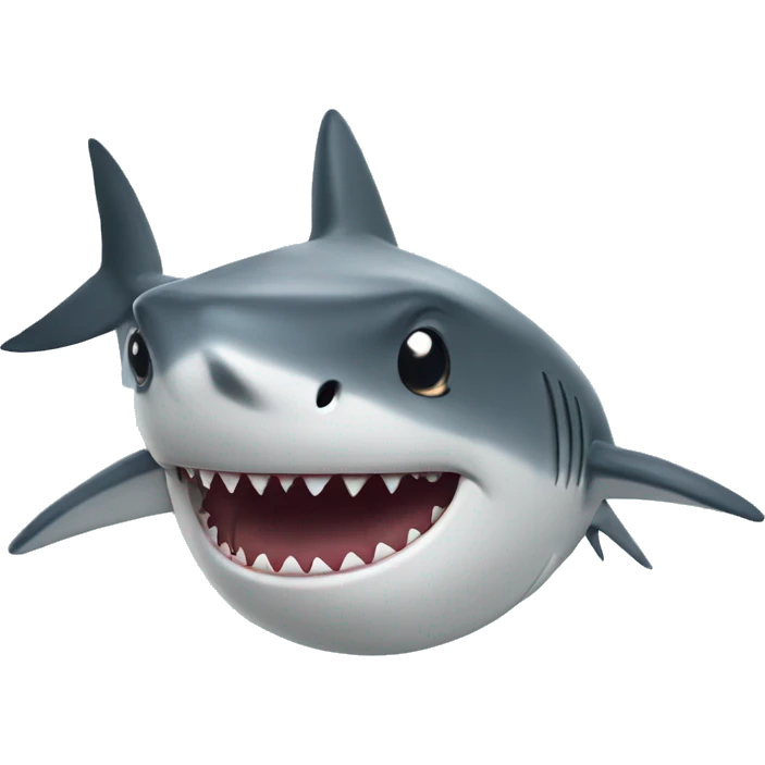 shark rolling its eyes  emoji