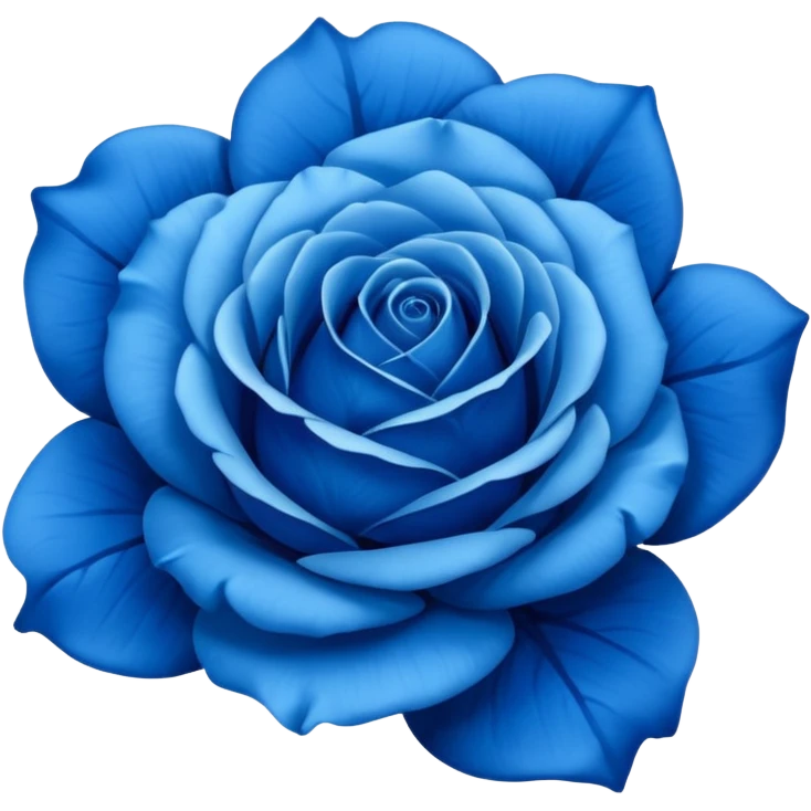 Blue roses emoji
