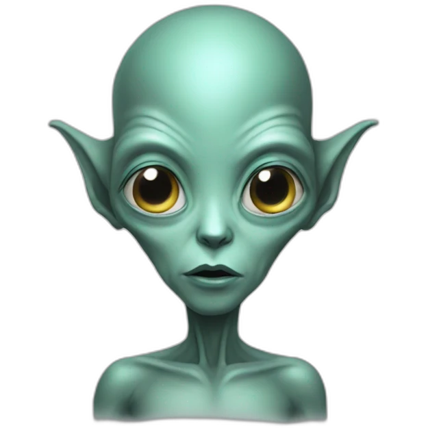 alien try understand the world emoji