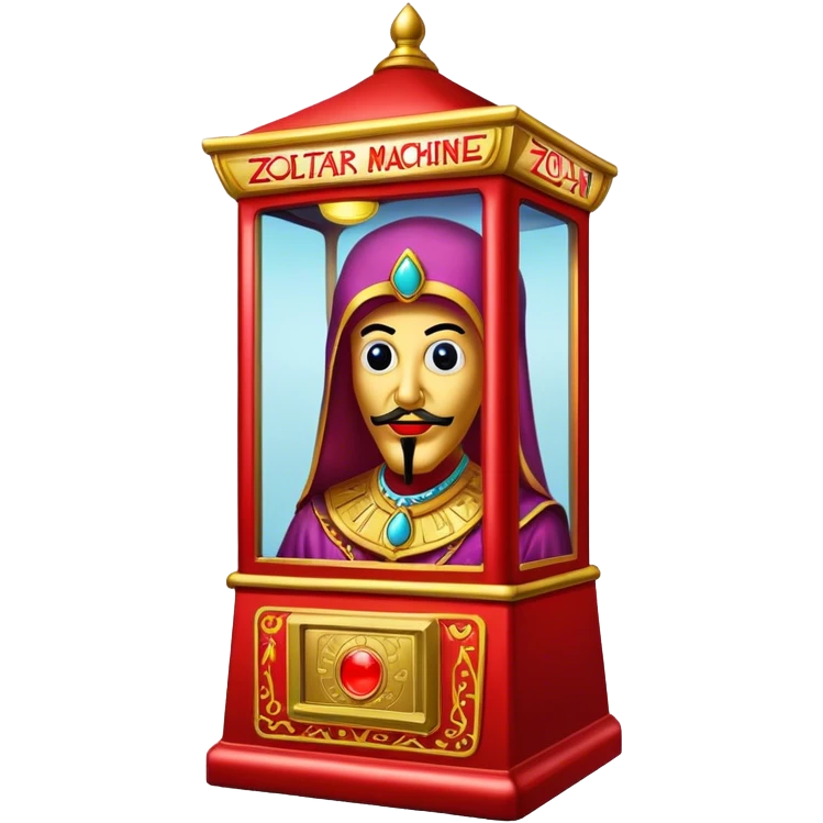 Realistic Zoltar Machine emoji