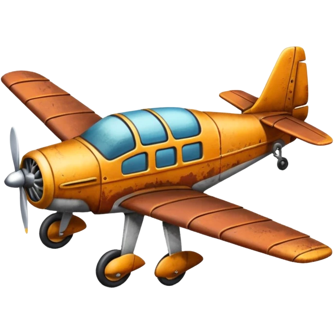 small size plane old town emoji