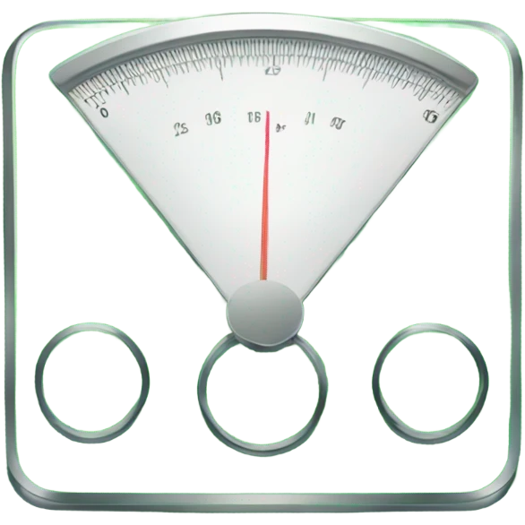 Weight Scale but Green emoji