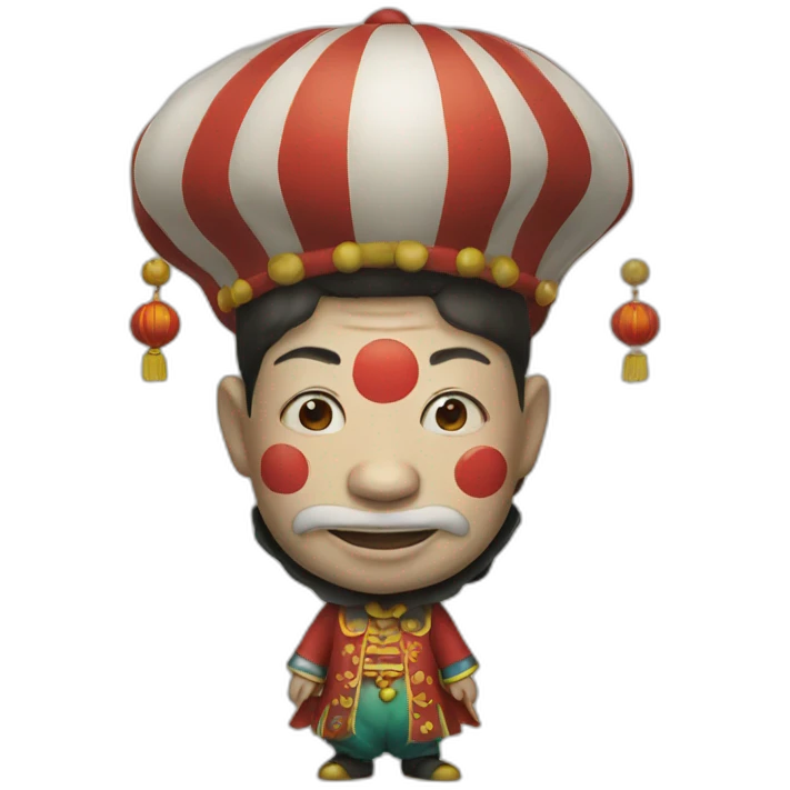 chinese-clown emoji