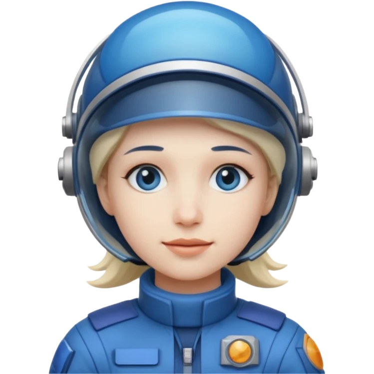 Blue-visor space mechanic emoji