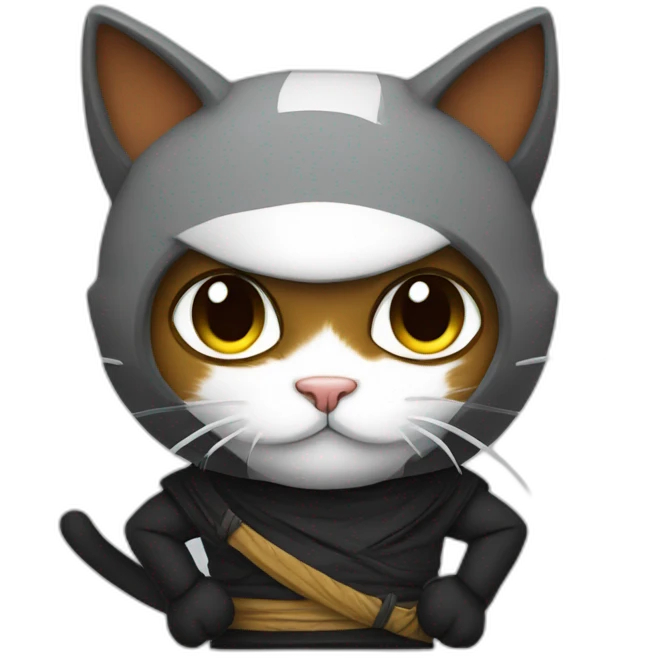 Ninja cat emoji