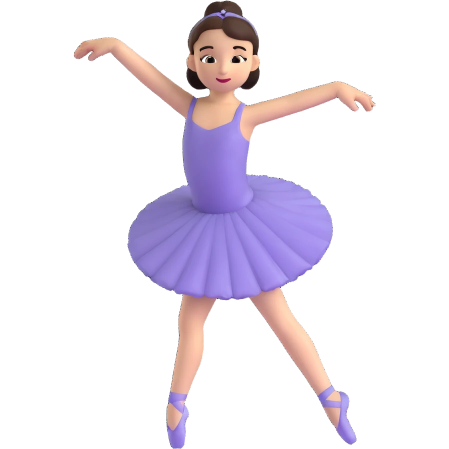 ballet dancing girl emoji