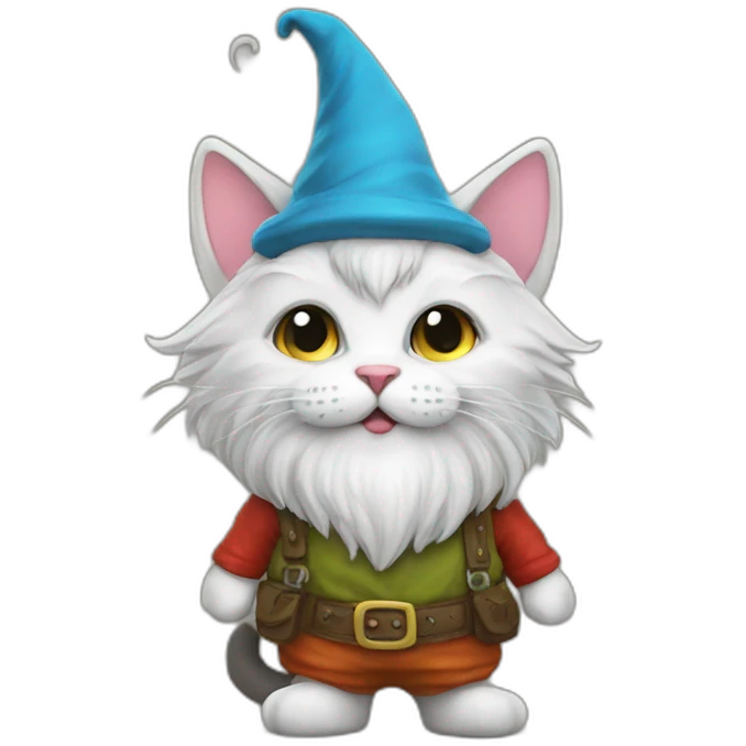kitty gnome emoji