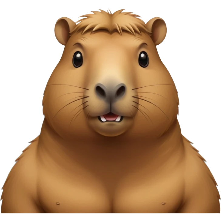Buff capybara emoji