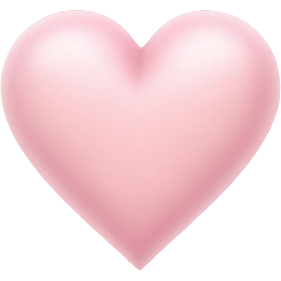 Light pink heart  emoji