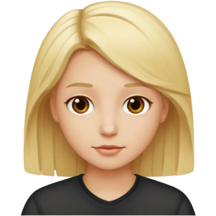 Cheese with blonde hair  emoji