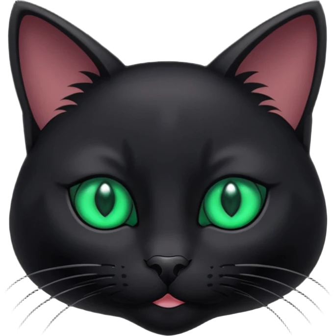 Чорний кіт emoji