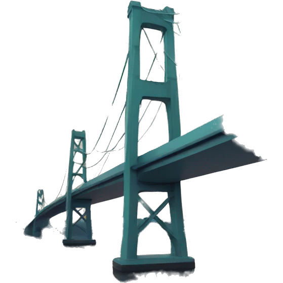 bridge over water emoji