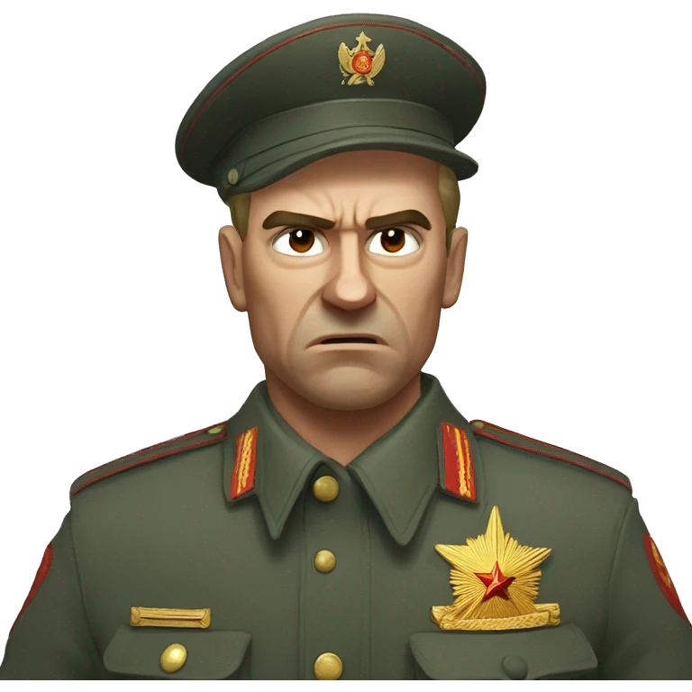 ussr soldier angry emoji