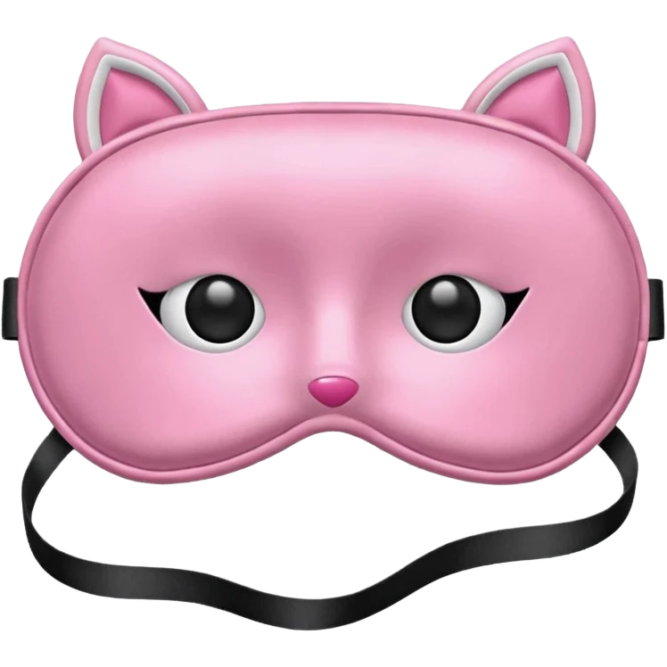  pink sleep mask emoji emoji