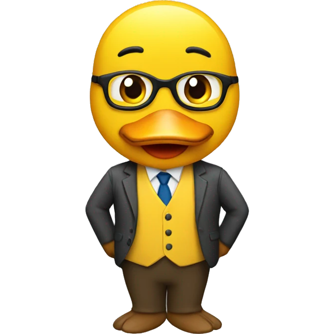 duck teacher emoji