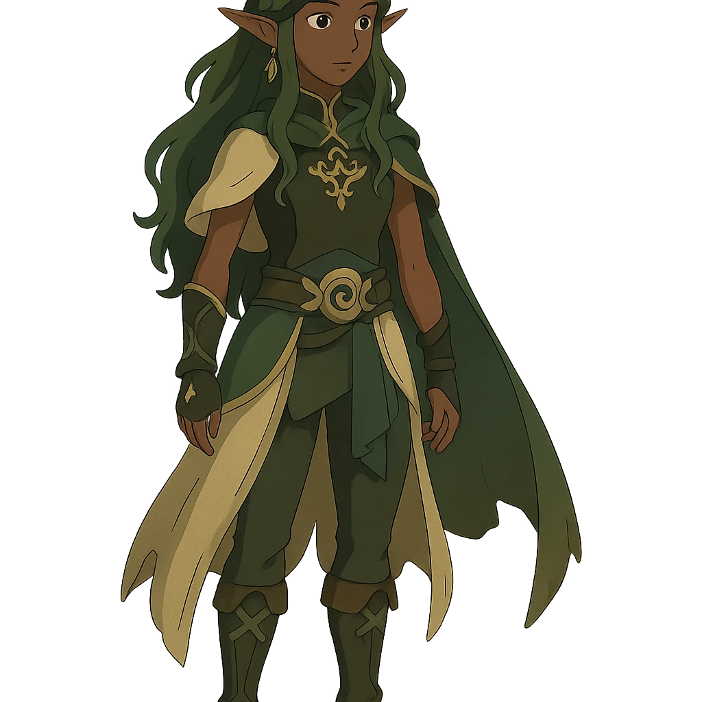 full body Varesa from Genshin Impact emoji