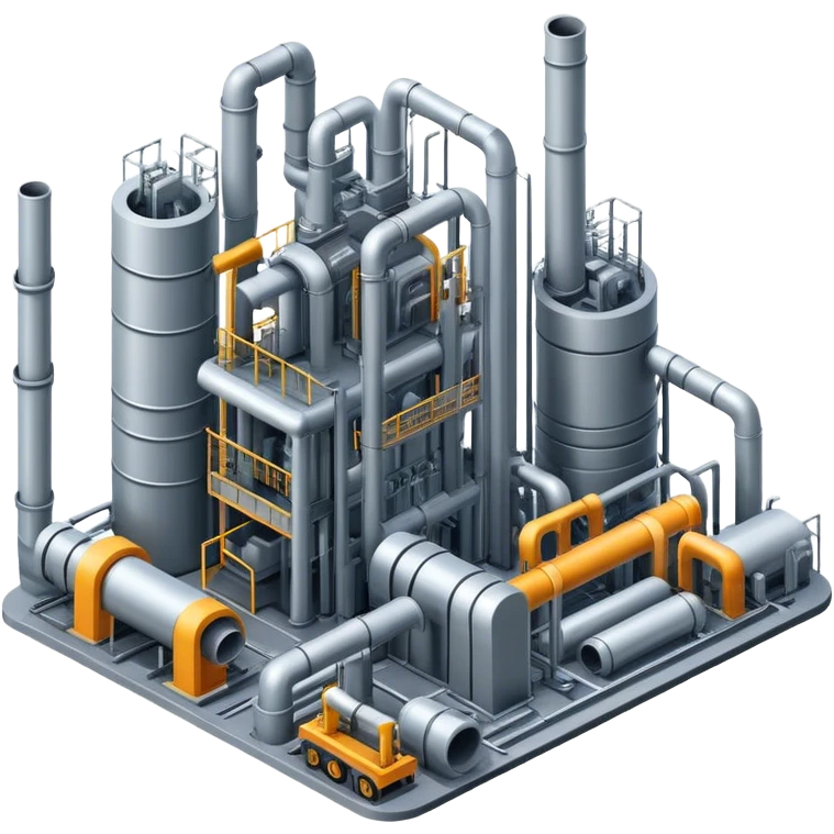AI-powered factory. It should be a building with pipes emoji