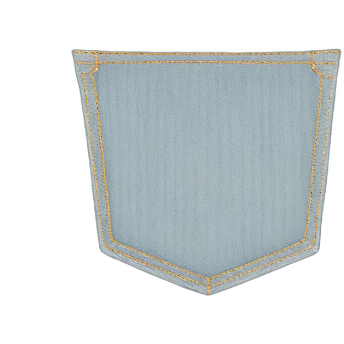 jeans with white thread emoji