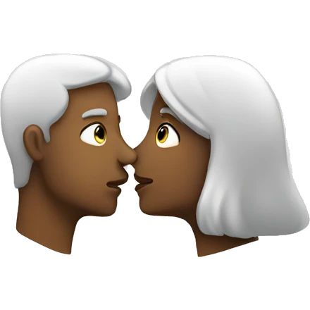 Couple kissing  emoji