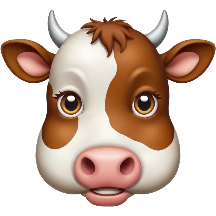 Cow utters emoji