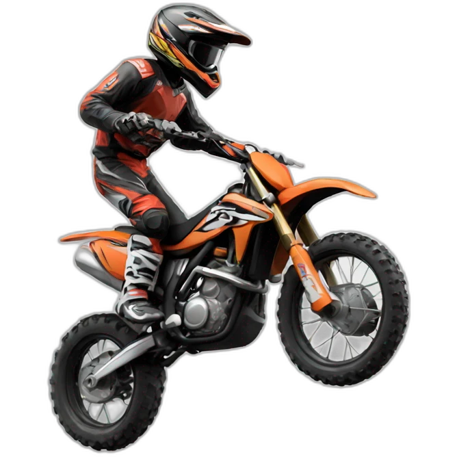 Moto cross emoji