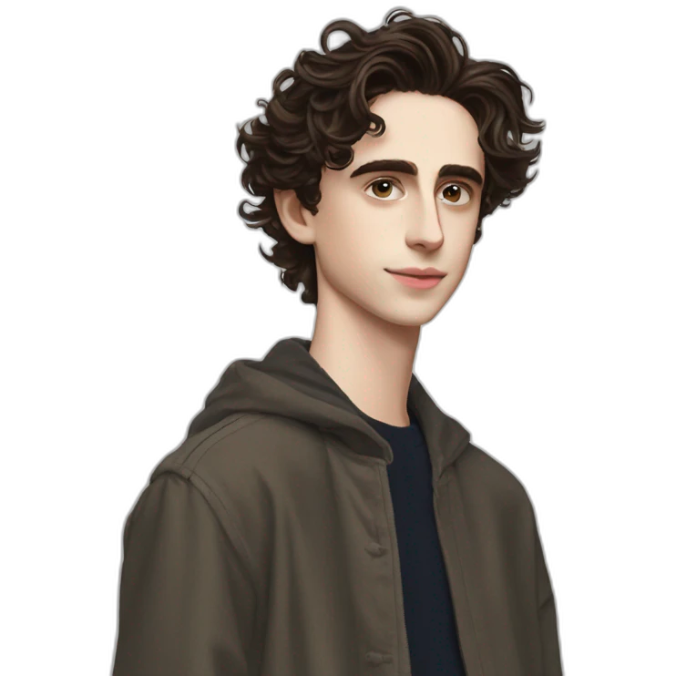 Timothee Chalamet handsome emoji