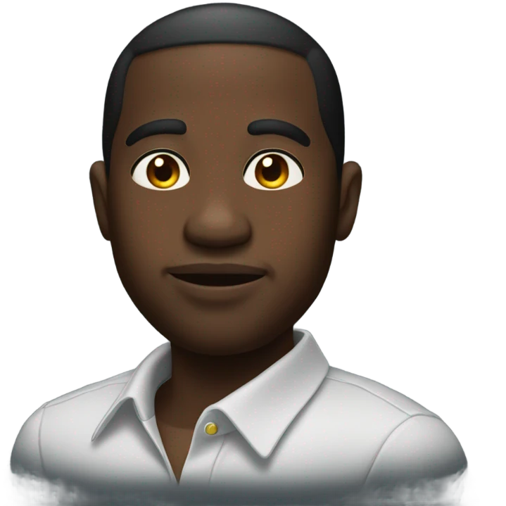 big back black man emoji