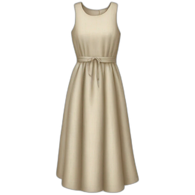 linen dress emoji