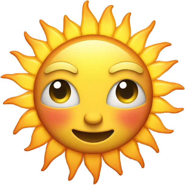 Aesthetically sun  emoji