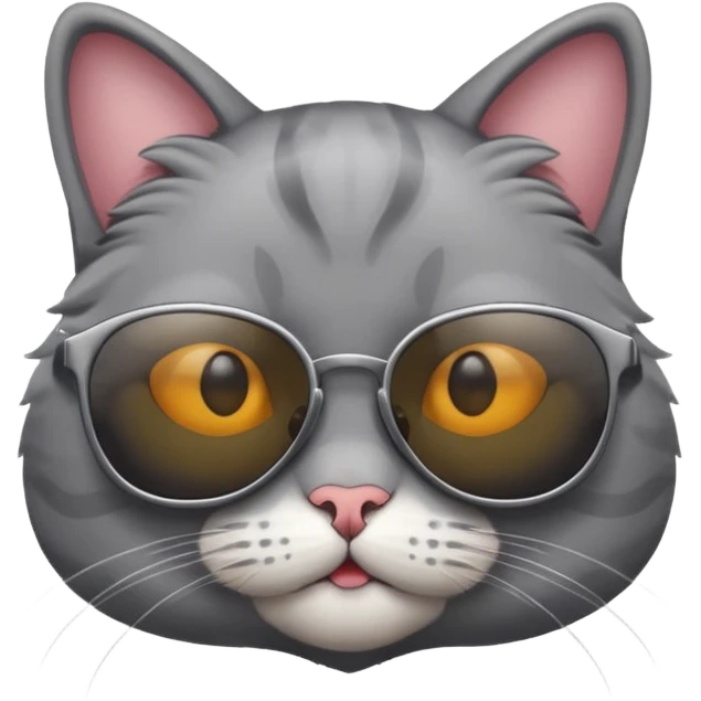 Cat wearing sunglasses emoji