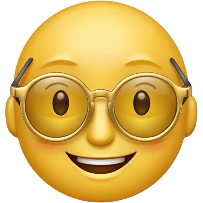 Generar emoji pero con los lentes de color doado emoji