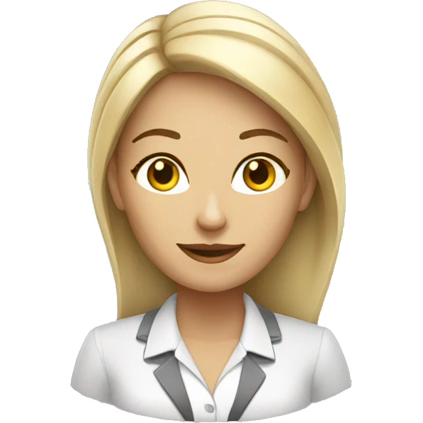 Business woman white emoji