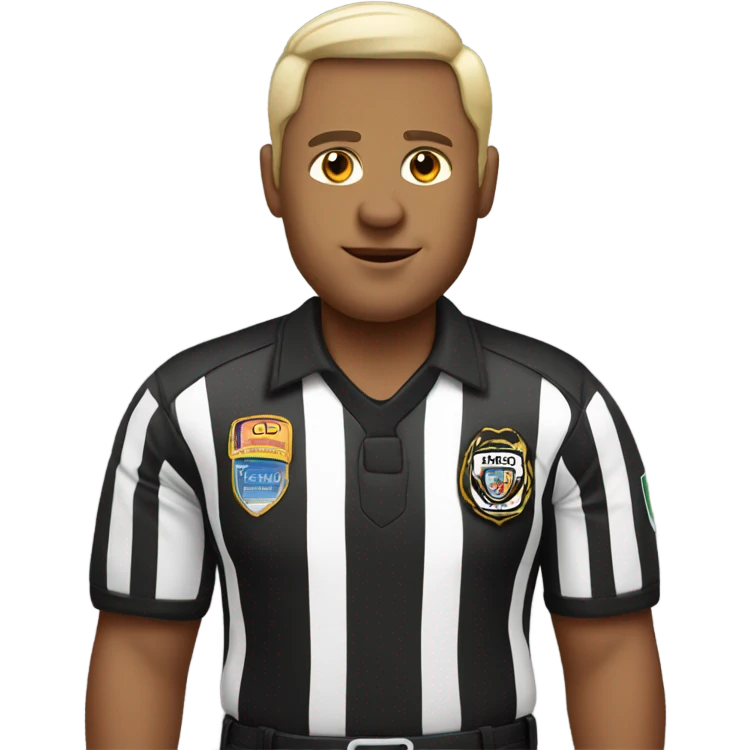 Referee in chiefs jersey emoji