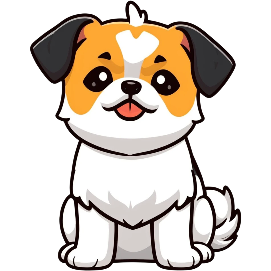 Shin tzu dog emoji