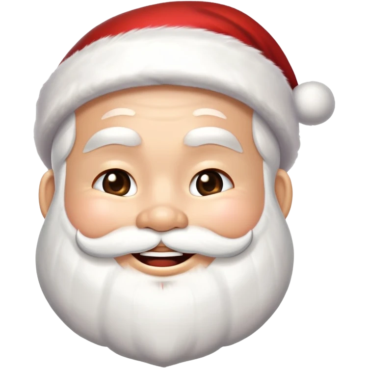 santa as an asian man  emoji