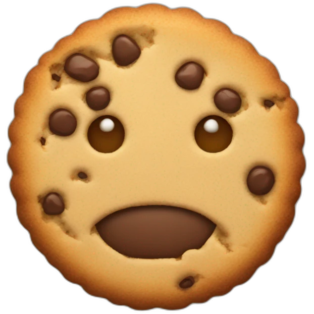 A single cookie emoji
