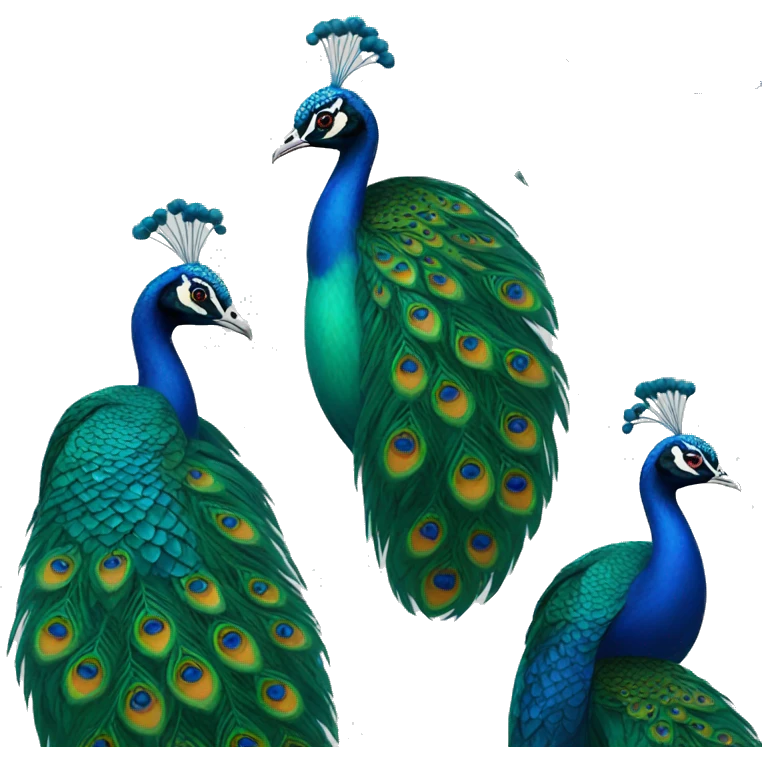 peacock emoji