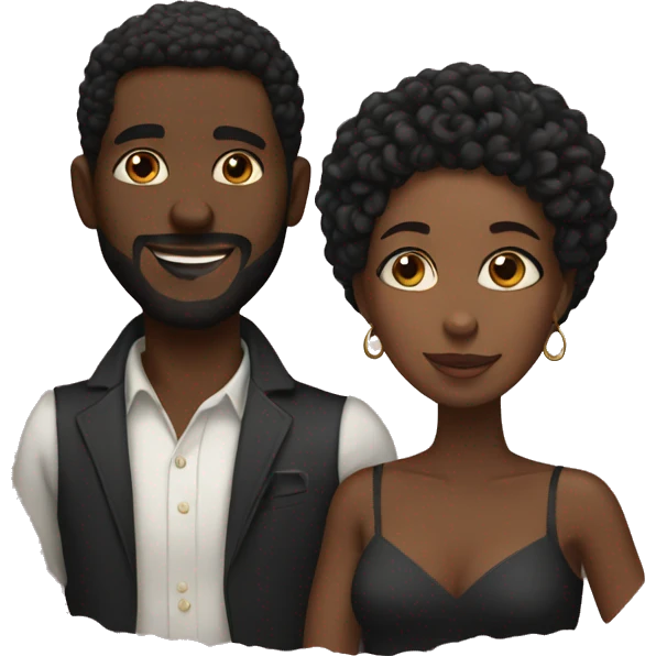 Black love emoji