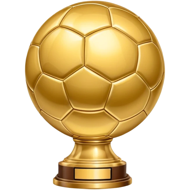 ballon dor trophy soccer emoji