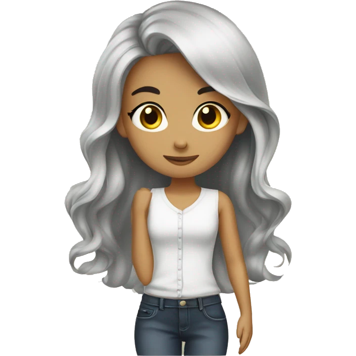 Girl coquett emoji