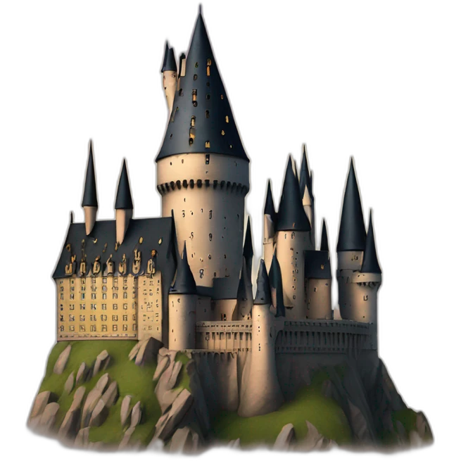 Harry Potter Hogwarts Castle emoji