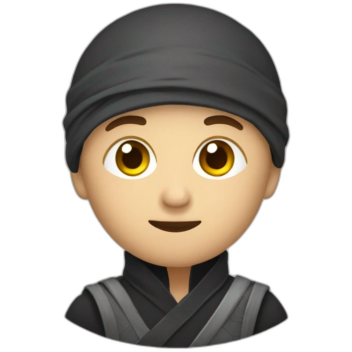 Opositor ninja para el área de la salud emoji