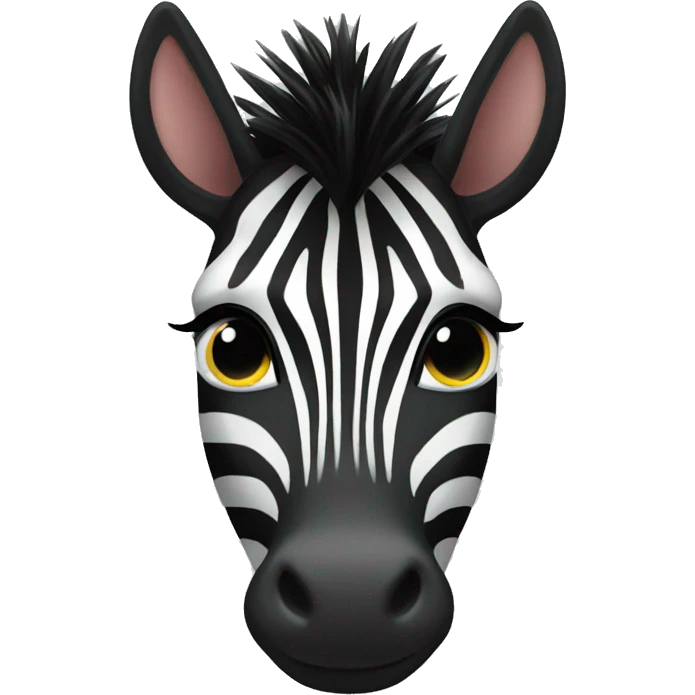 black zebra emoji