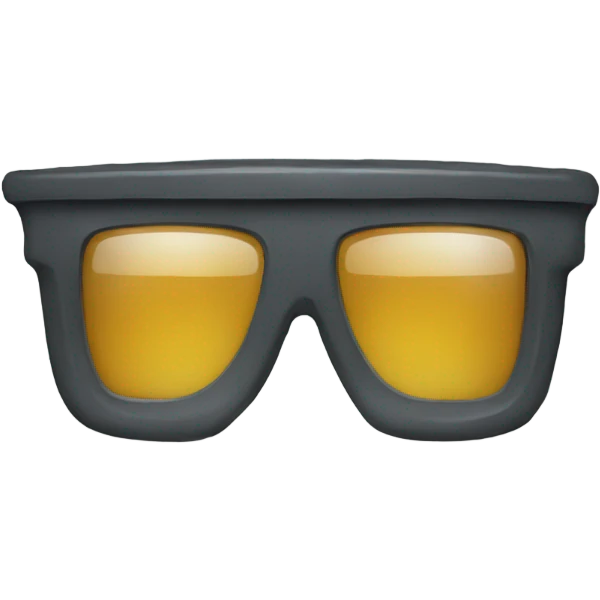 Trash glasses  emoji