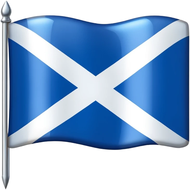 blue scotish pin for map emoji