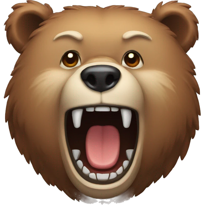 bear with sharp teeth  emoji