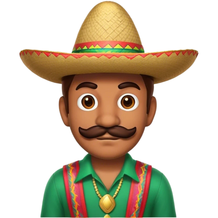 mexican mario bros with a sombrero  emoji